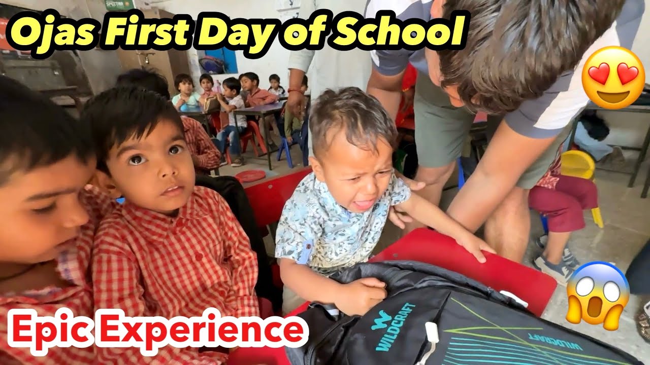 Ojas FIRST DAY OF SCHOOL 😍 Didn’t Expected ये हो जाएगा 😱