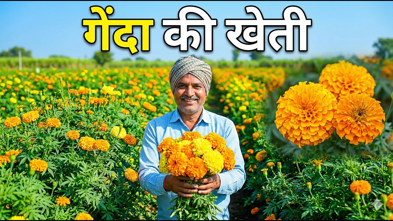 गेंदा की खेती | कम समय में ज्यादा मुनाफा | गेंदा की खेती कब करें | गेंदा की खेती | genda ki kheti