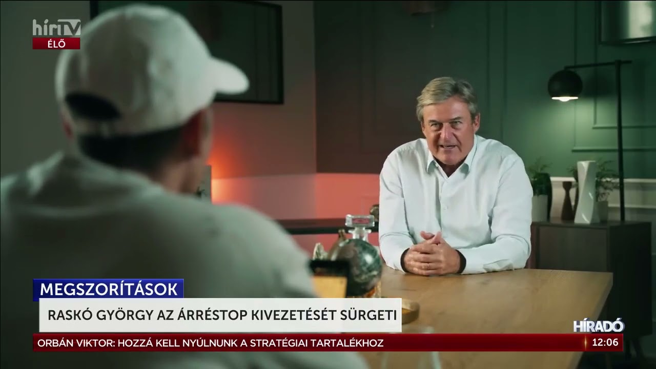 Rask&oacute; Gy&ouml;rgy az &aacute;rr&eacute;sstop kivezet&eacute;s&eacute;t s&uuml;rgeti - H&iacute;rTV