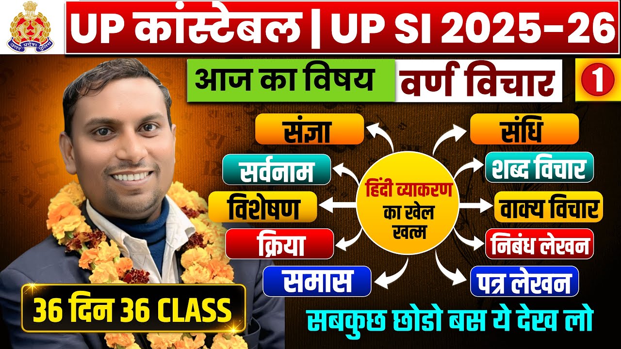 UP SI HINDI MARATHON CLASS | हिंदी शब्द विचार | UP CONSTABLE HINDI MARATHON CLASS - RAJ KUMAR