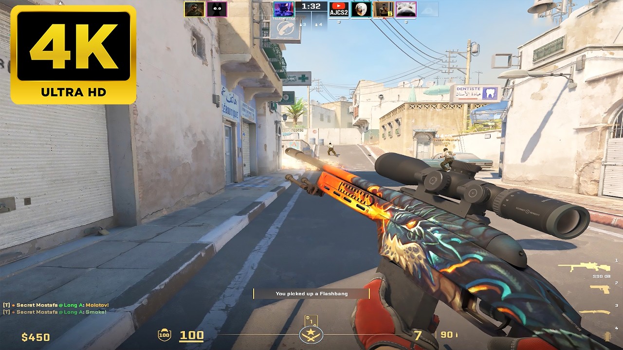 Counter Strike 2 -  Dust 2 - Full Gameplay