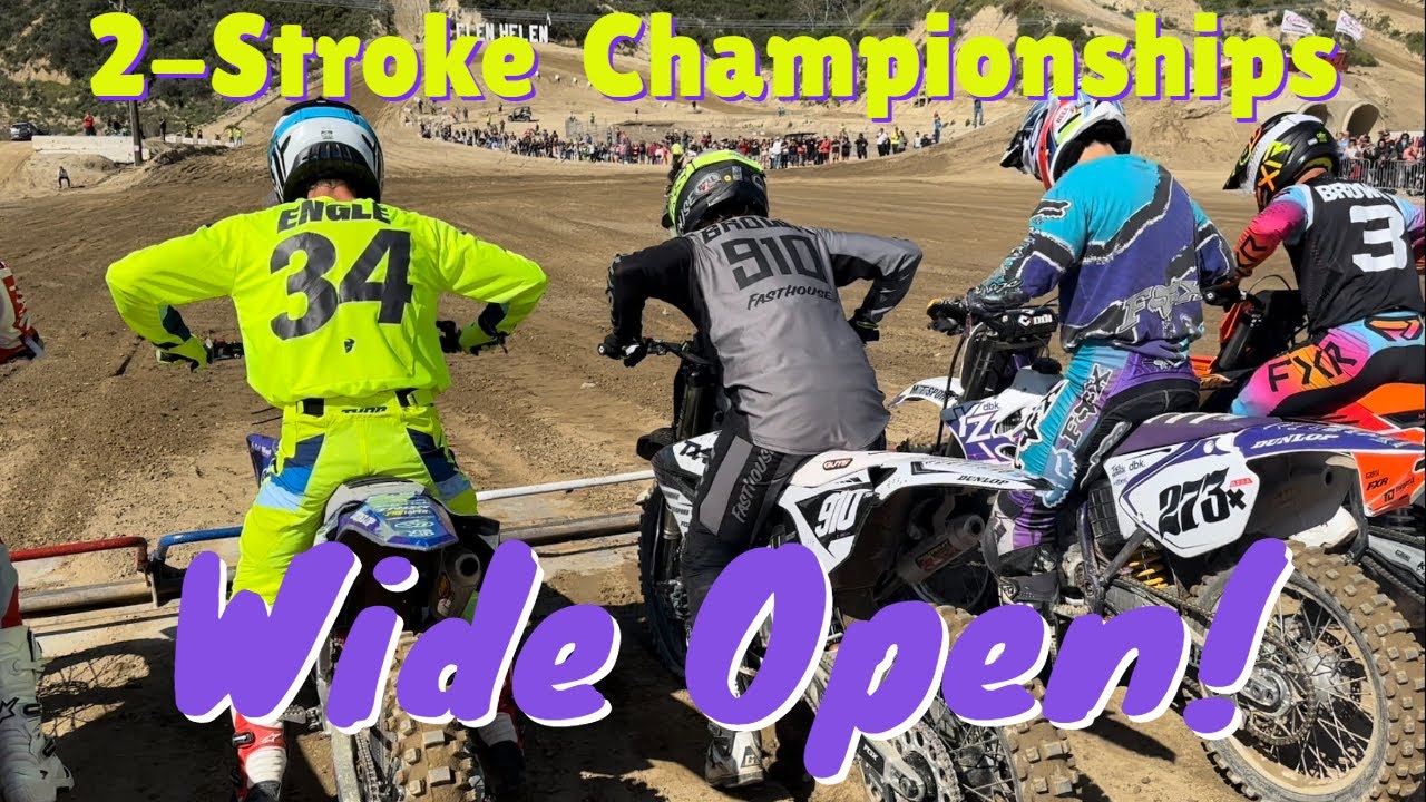 I Race a Full Gate of 2-Stroke Pros!