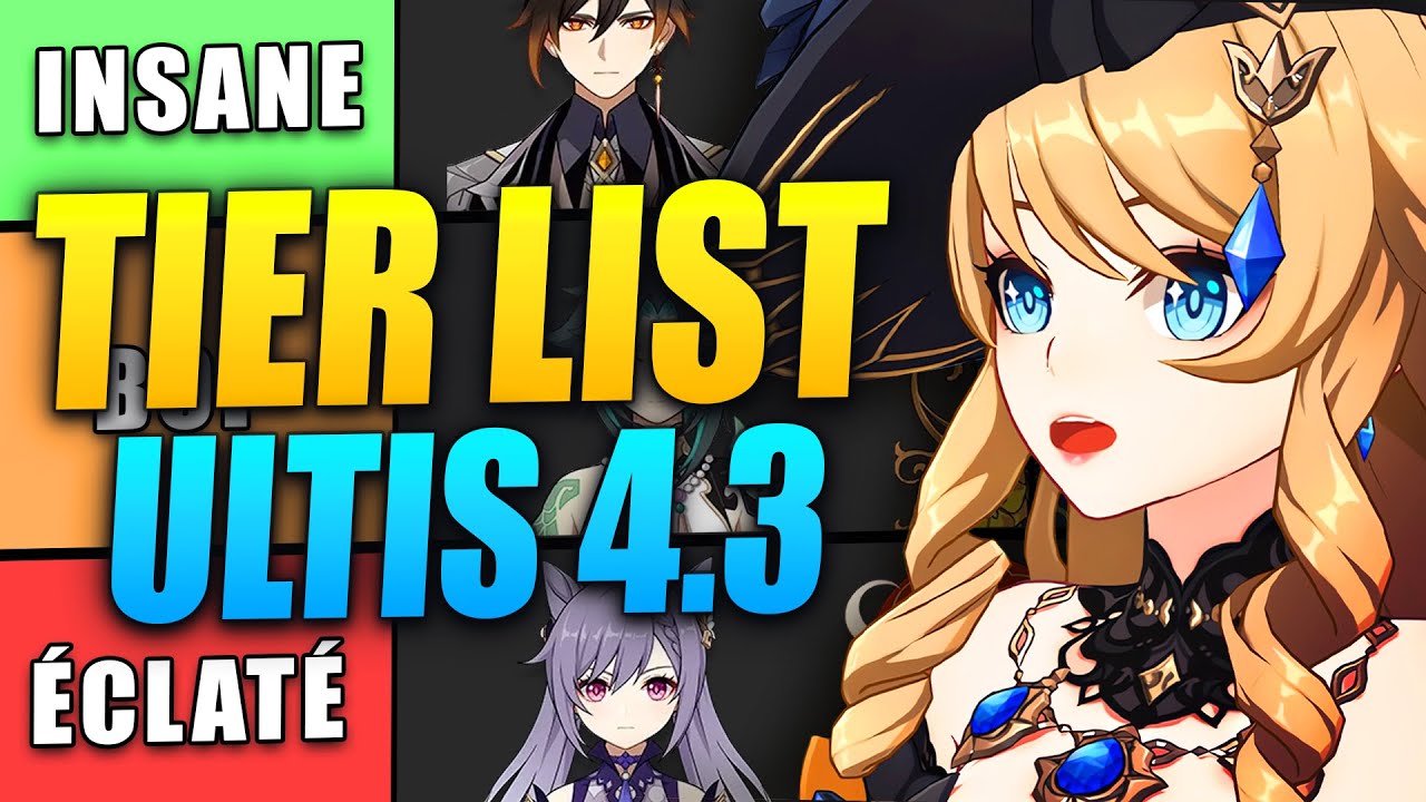 TIER LIST 4.3 Animations des Ultis sur Genshin