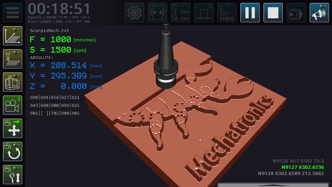 Fabricación Scorpion Mechatronics usando PowerMill
