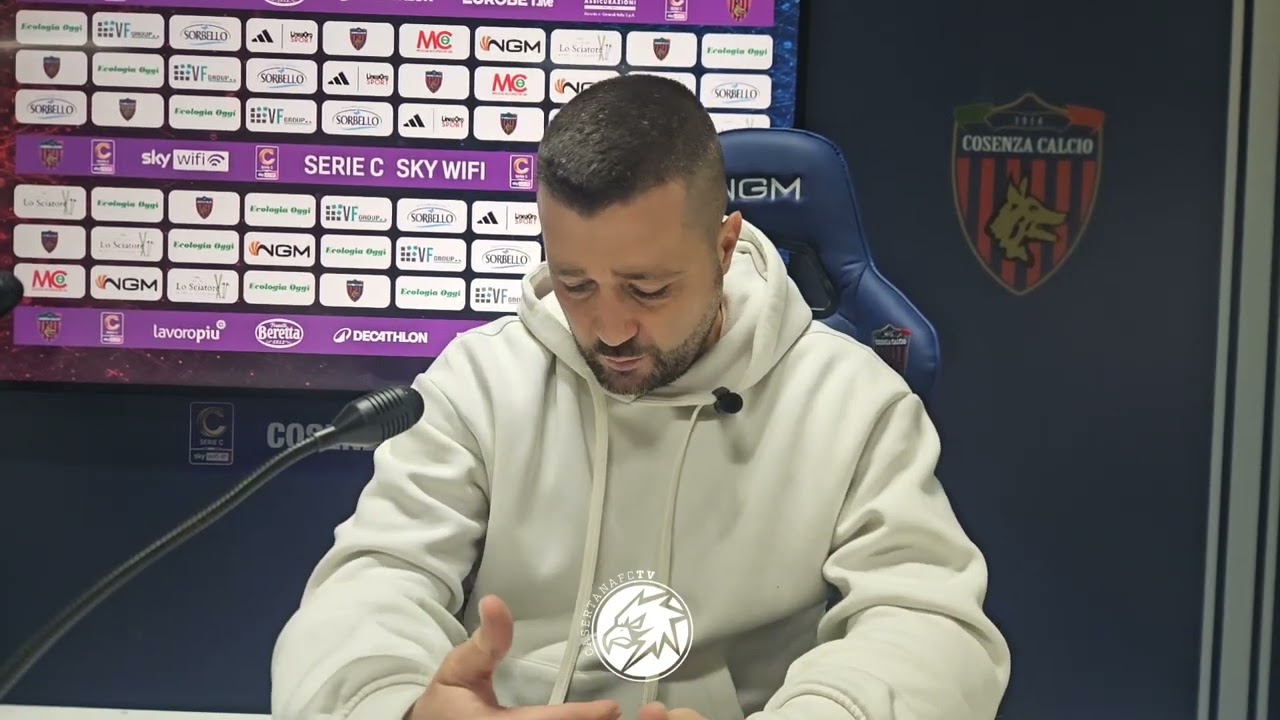 POSTMATCH | Mister Coppitelli commenta la sconfitta di Cosenza 