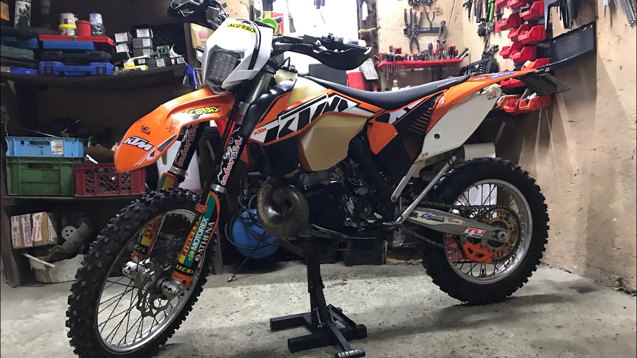 KTM EXC 300 - Finalne składnie + odpalenie cz.2/2