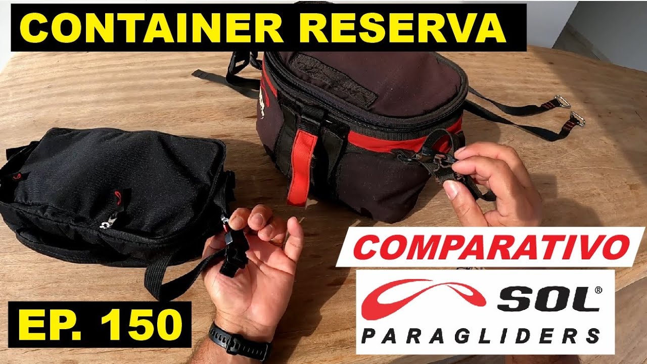 CONTAINER FRONTAL RESERVA PARAMOTOR DA SOL PARAGLIDER - EP 150