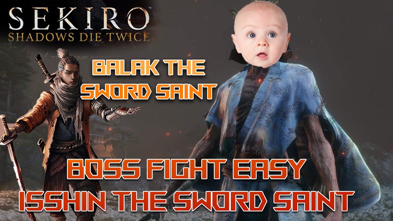 Sekiro last boss fight Isshin the sword saint in 1 chance 'EASY'
