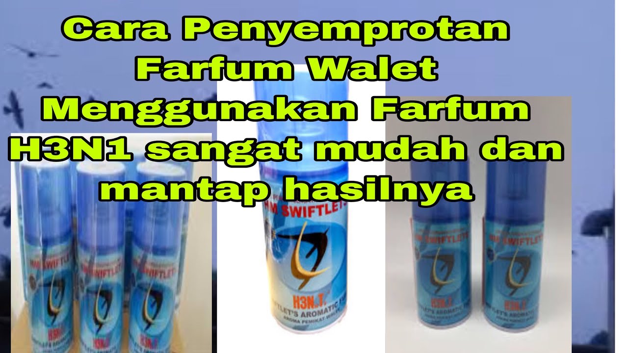 Cara penyemprotan Farfum Walet H3N1 sangat mudah dan oke hasilnya