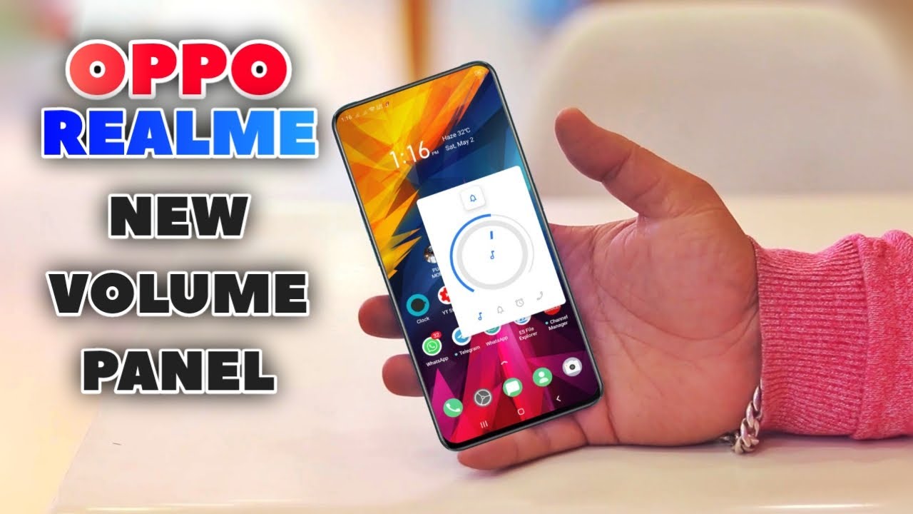 Oppo Realme New Volume Panel