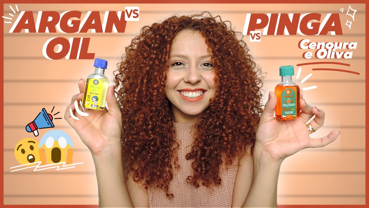 ÓLEOS DE FINALIZAÇÃO: ARGAN OIL Vs PINGA DA LOLA COSMÉTICS (No e Low Poo)