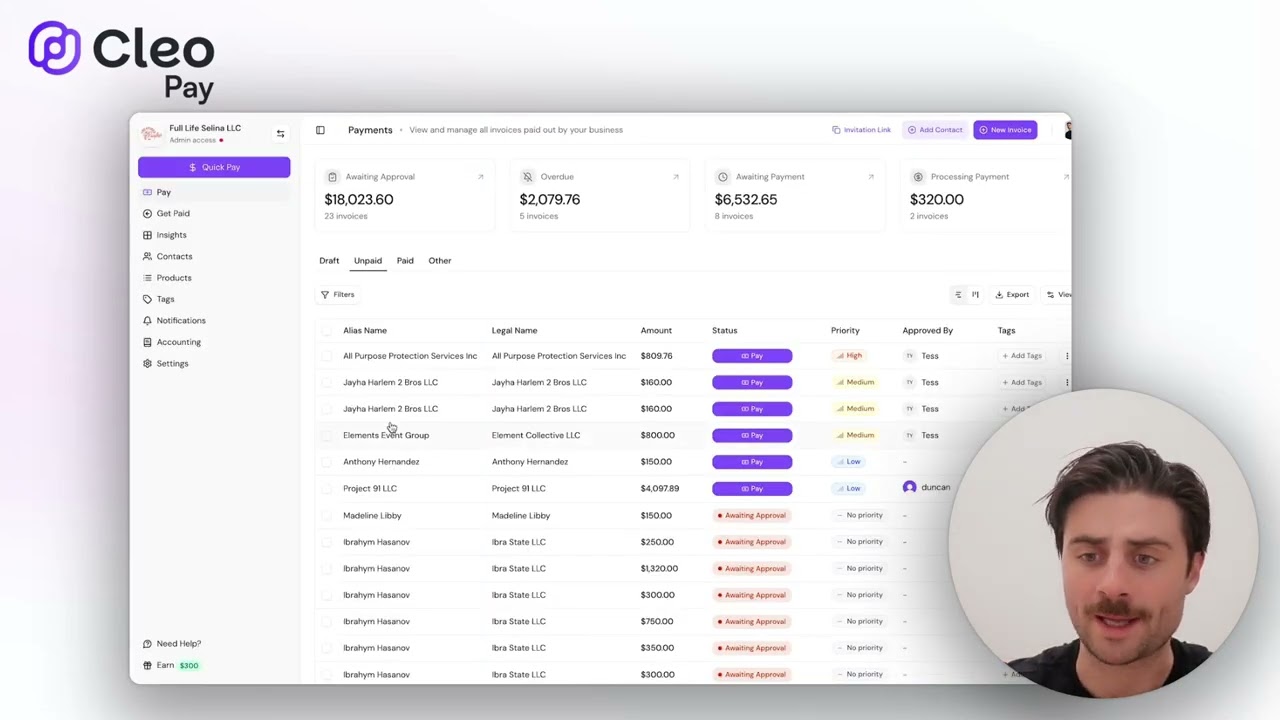 Cleo Pay Demo & Platform Overview 2026
