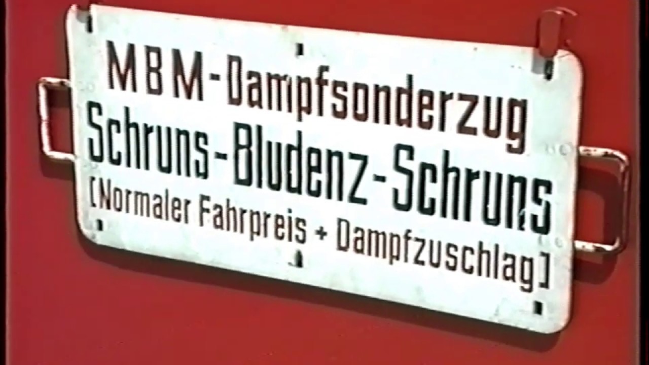 Montafonerbahn Steam 1992