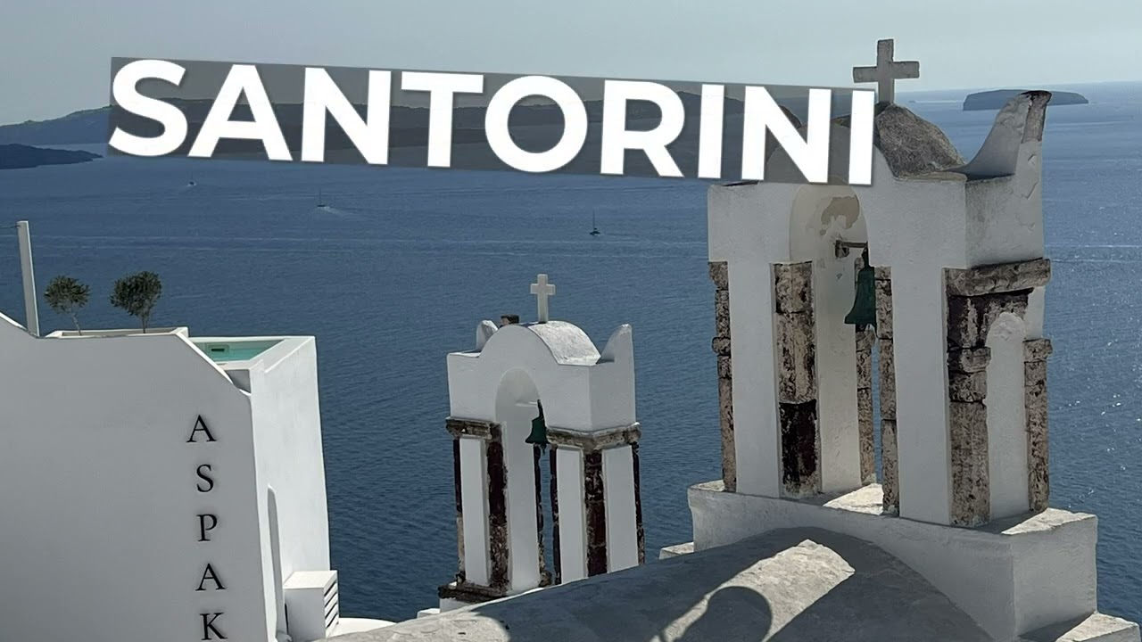 Santorini Tour and Glimpses of Private Gardens on the Island