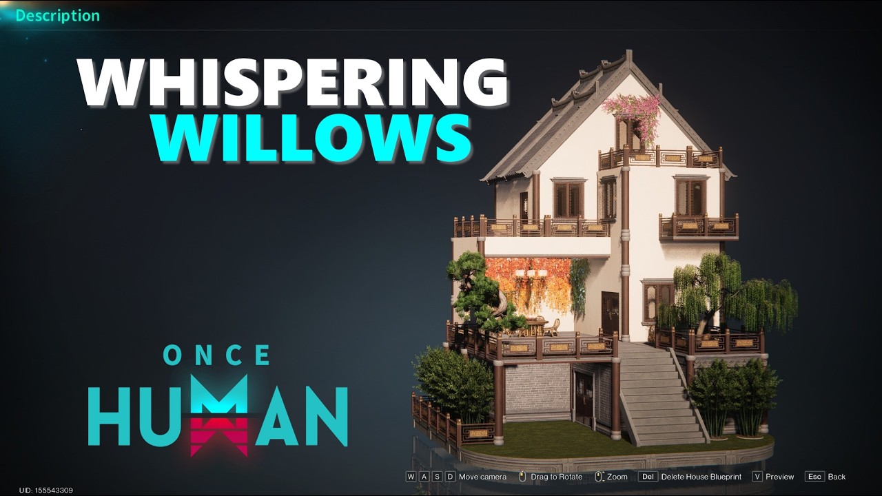 ONCE HUMAN SMALL BASE DESIGN | SHOWCASE WHISPERING WILLOWS HOUSE