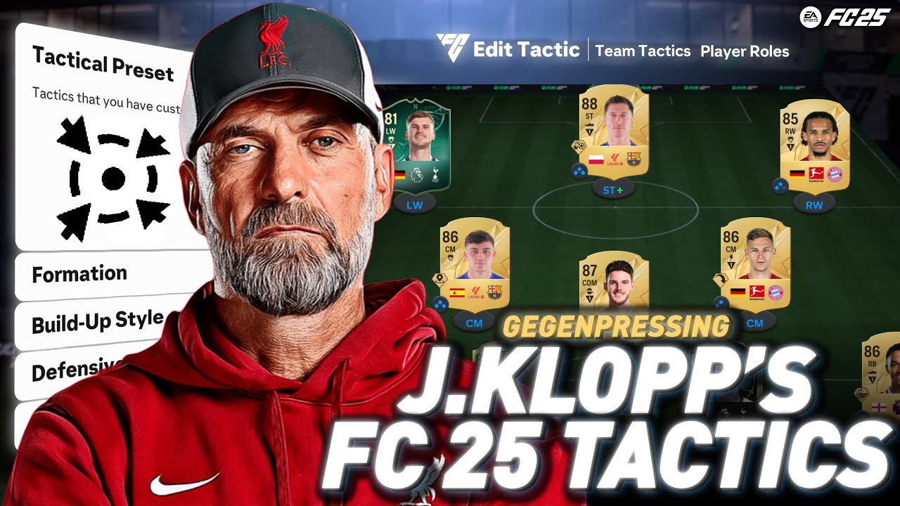 MASTERING JURGEN KLOPP GEGENPRESSING TACTICS IN FC 25