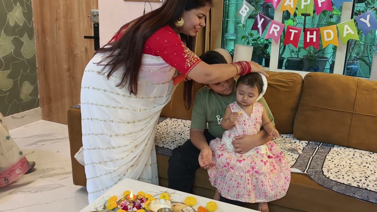 Aayra ka first birthday celebration