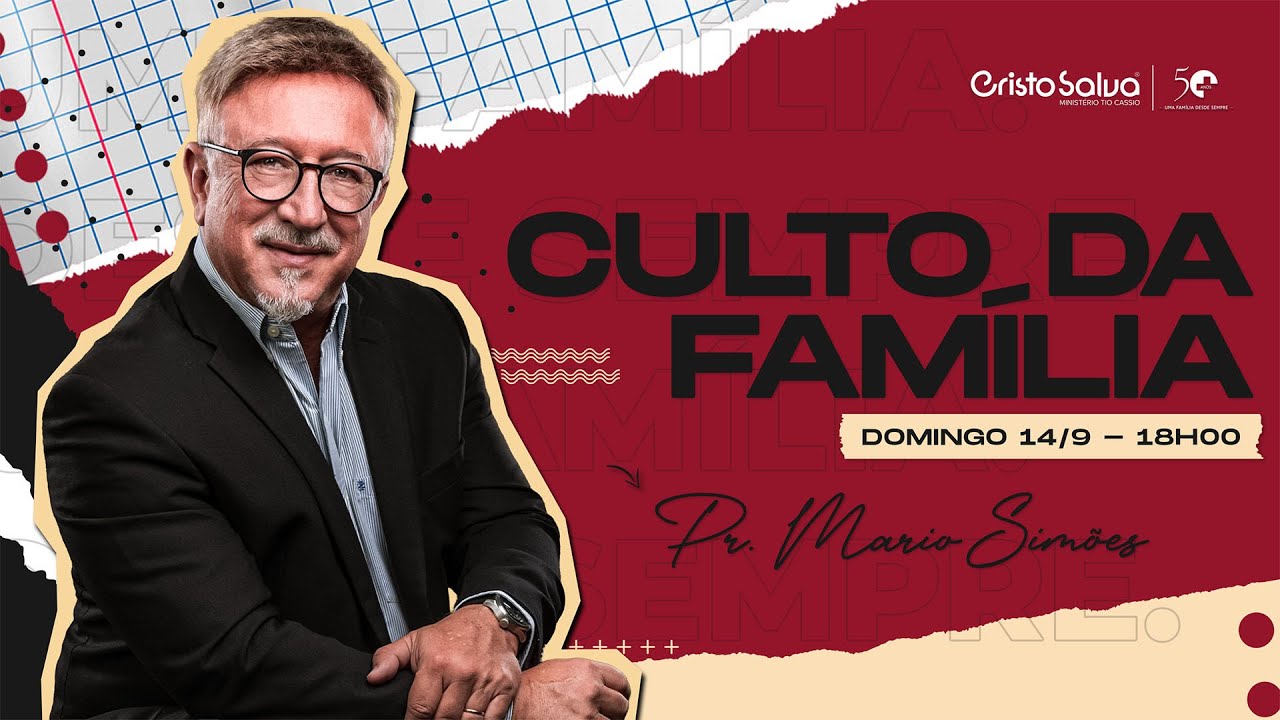 Cristo Salva || Domingo Noite | Pr. Mario Sim&otilde;es - A grandeza come&ccedil;a em voc&ecirc;! | 14/09/2025