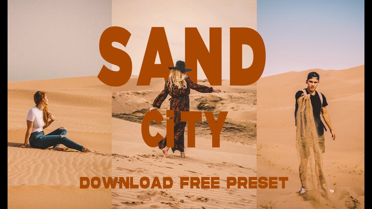 Download Free Preset- Sand City Preset | Camera Raw Filter | Photoshop Tutorial