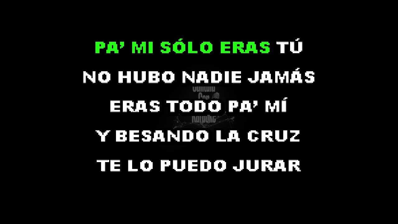 Besando La Cruz - Antonio Aguilar - Karaoke - HD - Cántala Con Karaoke
