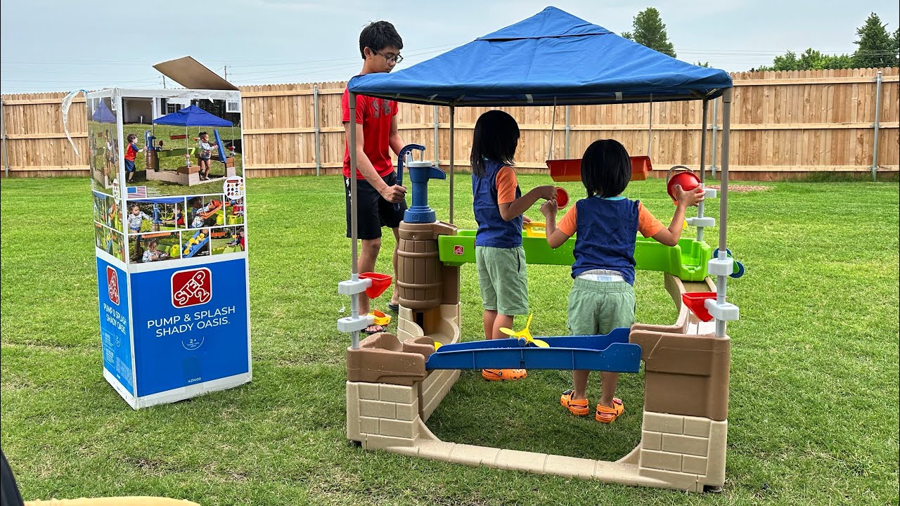 Pump & Splash Shady Oasis | Step 2 | Kids Fun Activity |