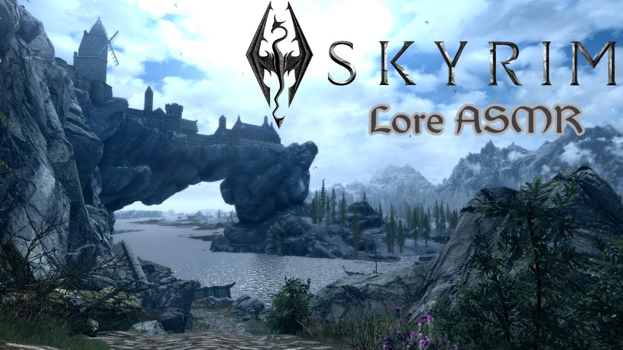 ASMR Skyrim Lore 📖 reading you to sleep 💤 soft-spoken & game ambience