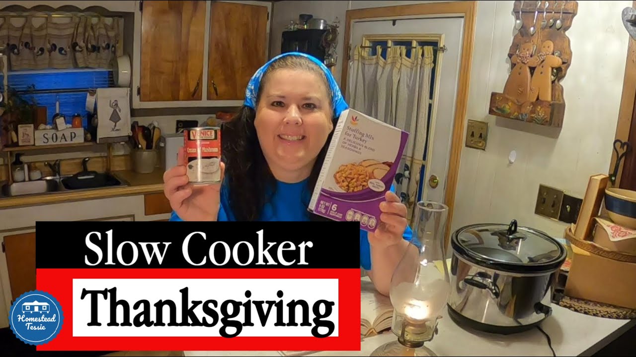 Slow Cooker Thanksgiving  Meal - The Day That Changed Me Forever