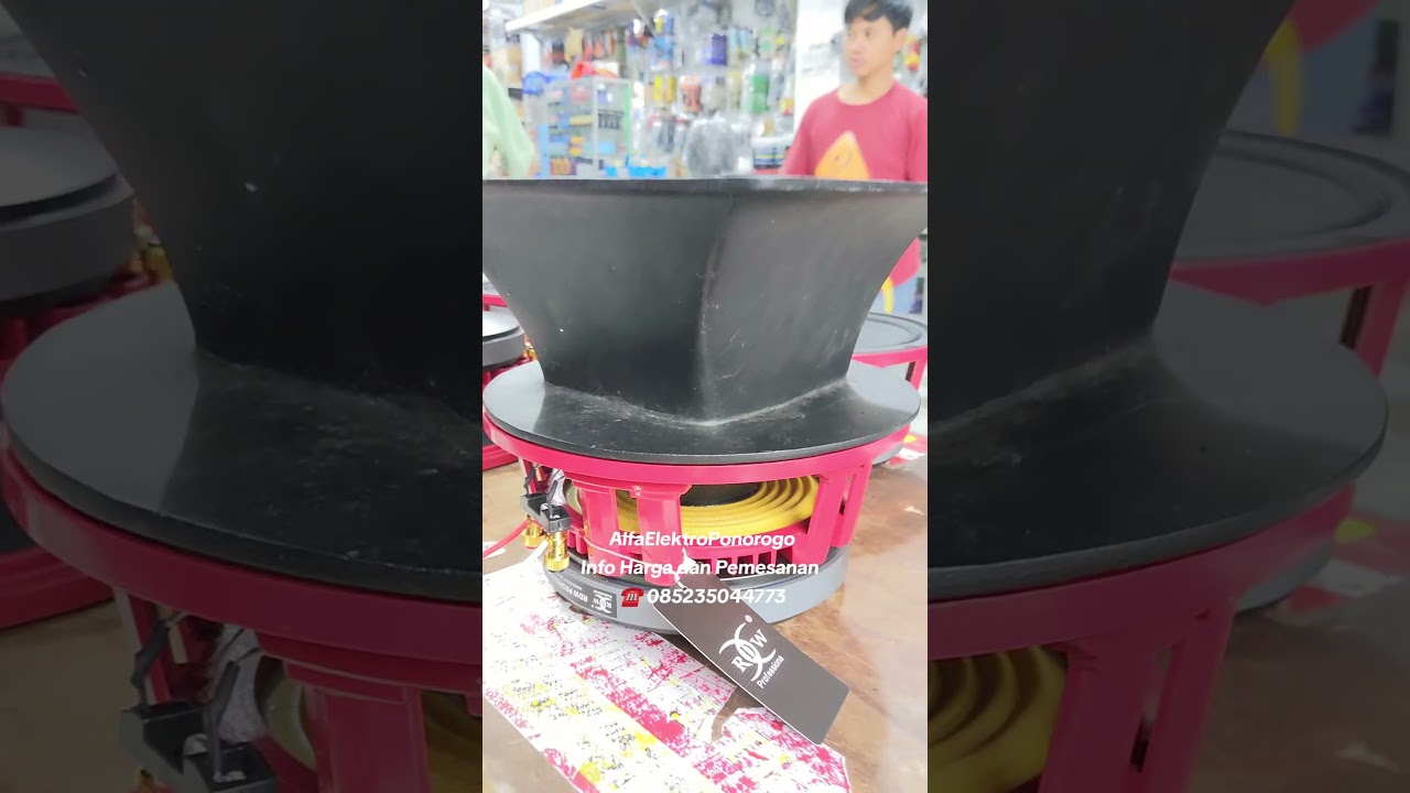 Cek sound di ALFA ELEKTRO PONOROGO. speaker 10 inch RDW 10MD400