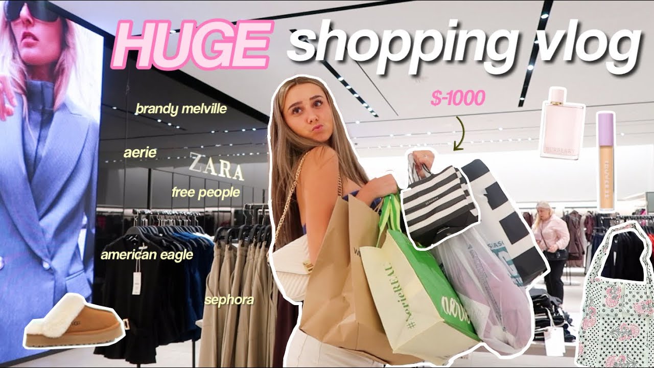 SHOPPING VLOG💌 hugee clothing haul, back to school essentials, fall inspo!