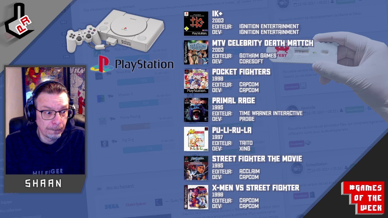Les jeux de la  semaine, dédié à la playstation 1