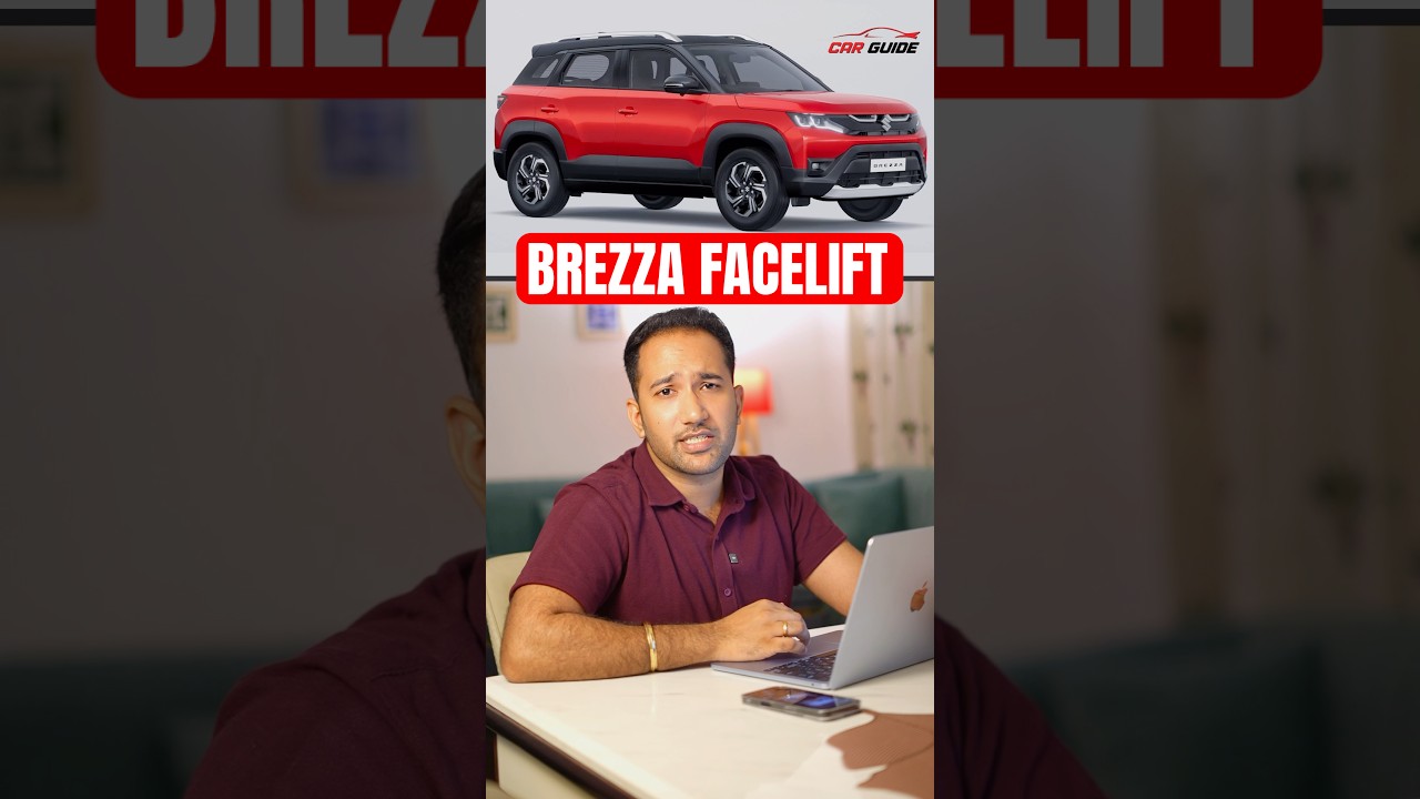 Brezza Facelift with Hybrid ? Underbody CNG ? #brezza #marutisuzuki #carnews #news