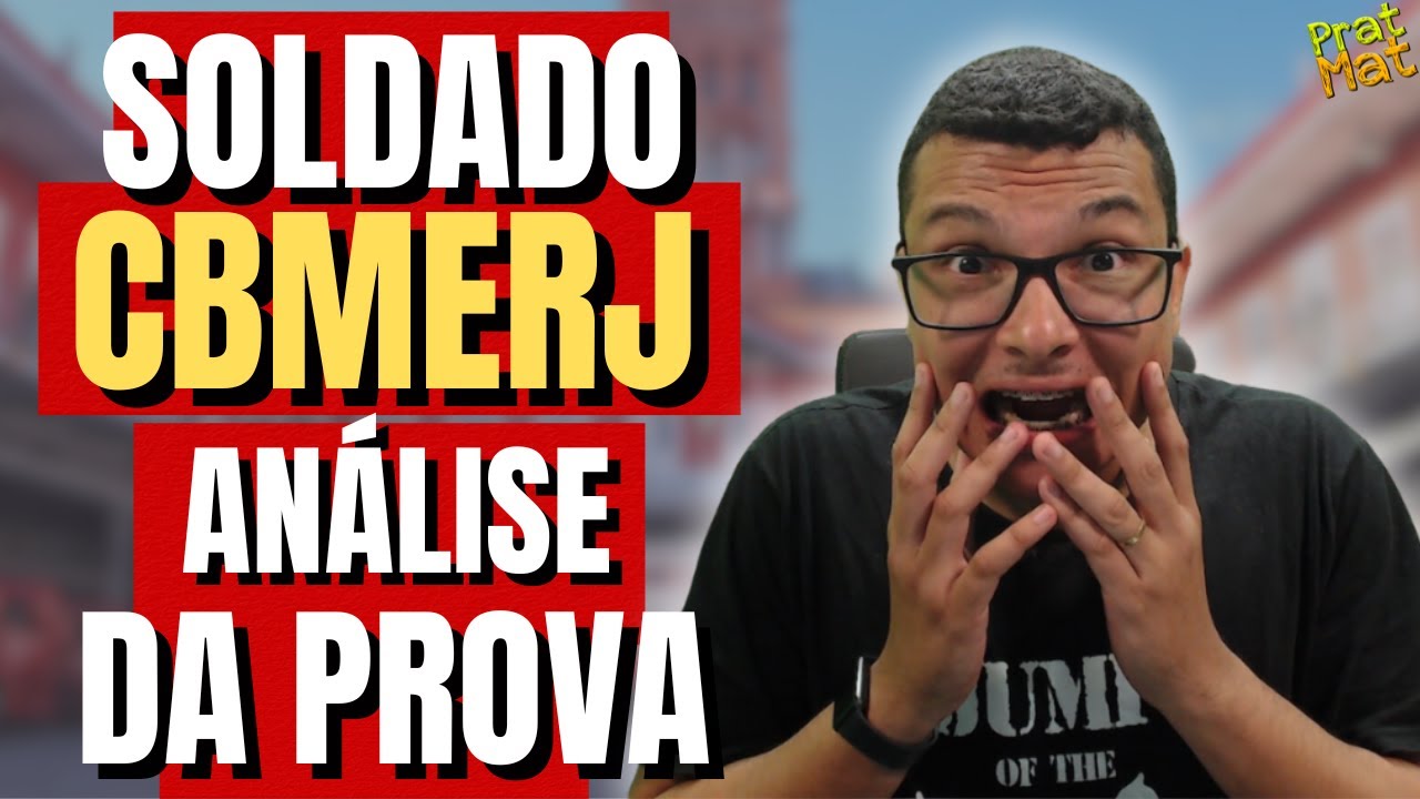 CORREÇÃO DA PROVA DO SOLDADO CBMERJ 2025 BUSCA E SALVAMENTO !