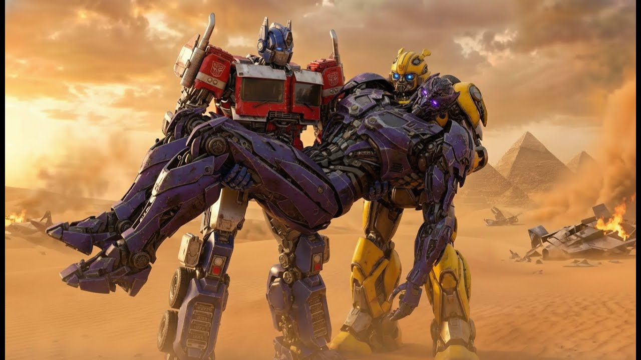 Optimus Prime & Bumblebee Restore Arcee After 20 Years Buried in the Sahara | ASMR