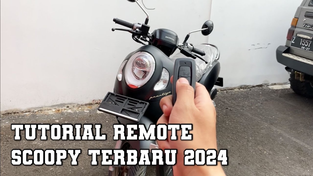 TUTORIAL REMOTE SCOOPY TERBARU 2024 | KEYLESS SCOOPY 2024