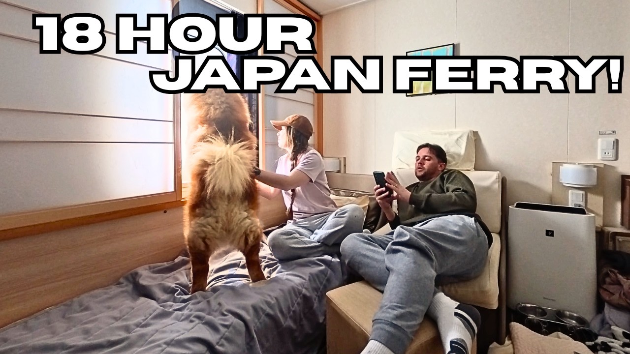 We Spent 18 Hours on Japan’s Overnight Ferry To Hokkaido (With Our Dog!) 🐶