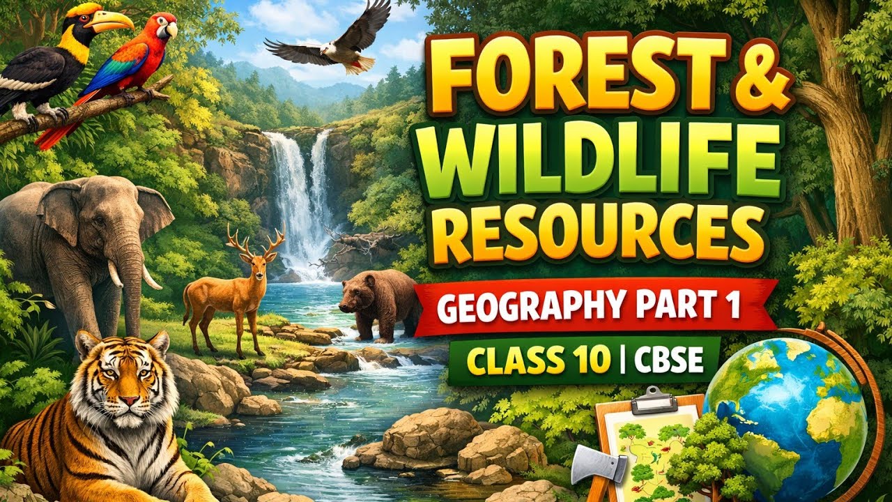 Forest and wildlife resources - 1 | Class 10th geography CBSE 2026 boards 