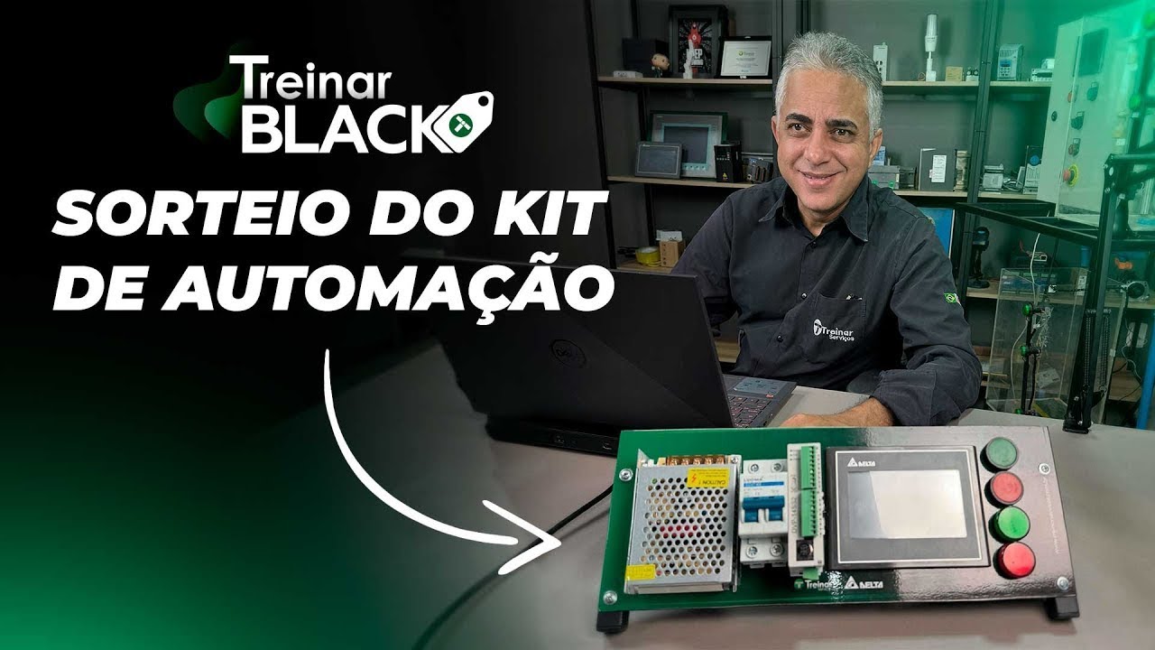 🔴 Sorteio do Módulo Didático com CLP e IHM - Treinar Black