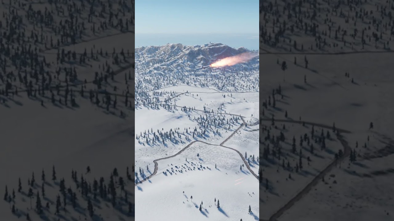 F-15 EAGLE STRIKE! ❄️🚀 | Precision Missile Hit In Snow | 