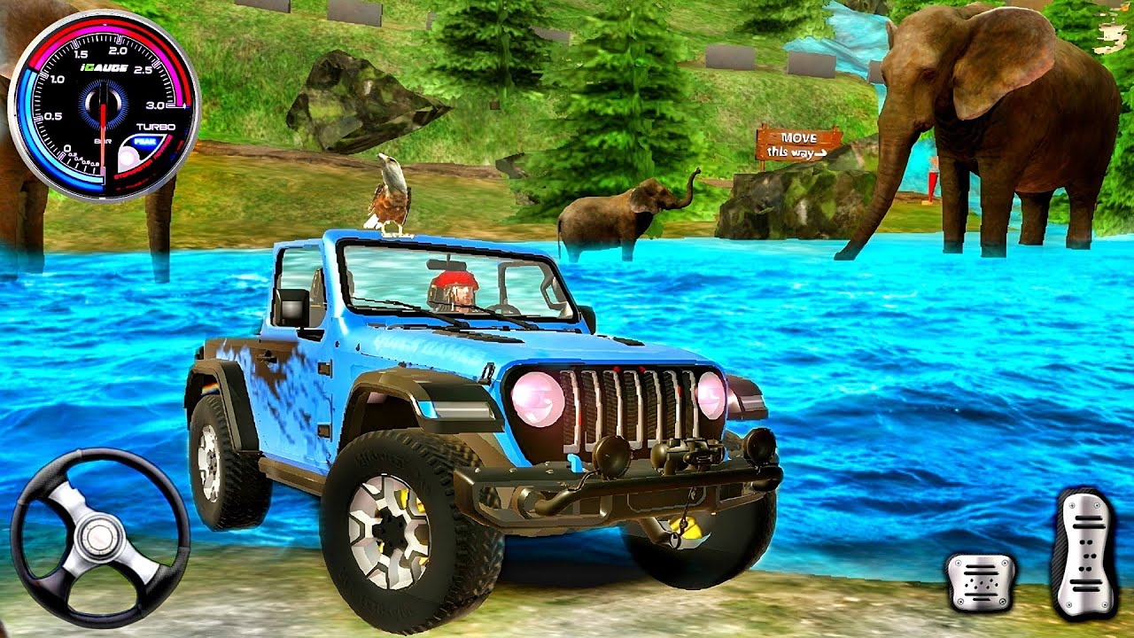 Offroad 4x4 Jeep Driving - New Adventures of Pirate Jack Sparrow - ألعاب أندرويد - Android GamePlay