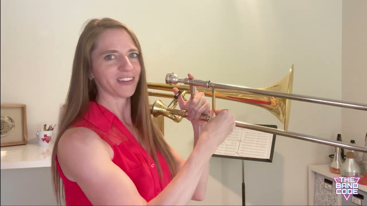 TBC844 Playing Lower 12 Trombone The Band Code