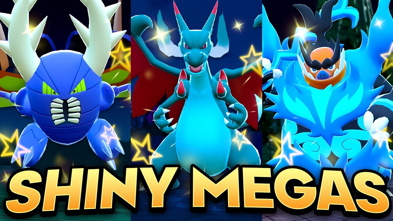 I Caught EVERY Shiny Mega Pokemon in Legends: Z-A