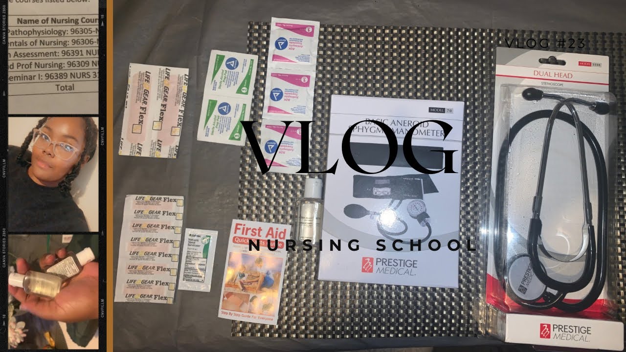 WEEKLY VLOG: Nursing School Orientation, Class Schedule, Got My First Stethoscope, New Glasses etc.