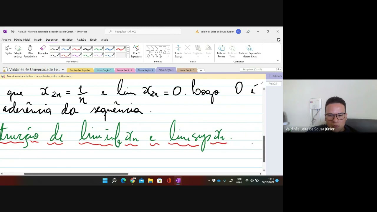 An&aacute;lise Real - Aula 23 - Liminf e Limsup