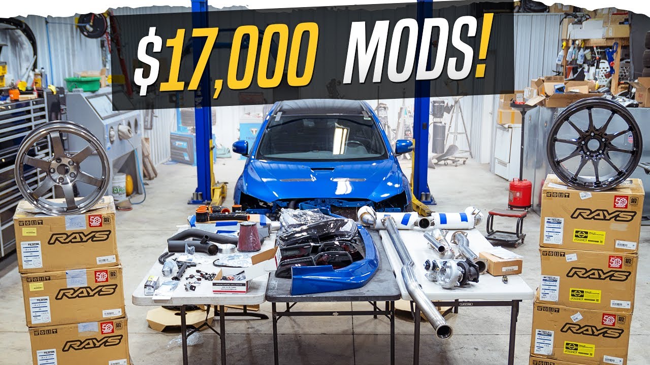 Unboxing $17,000 Mods For The Evo X!