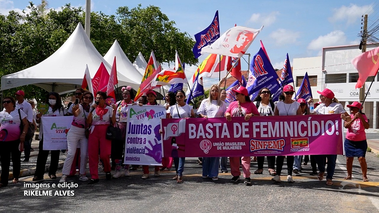 Conselho Municipal da Mulher mobiliza caminhada em Patos