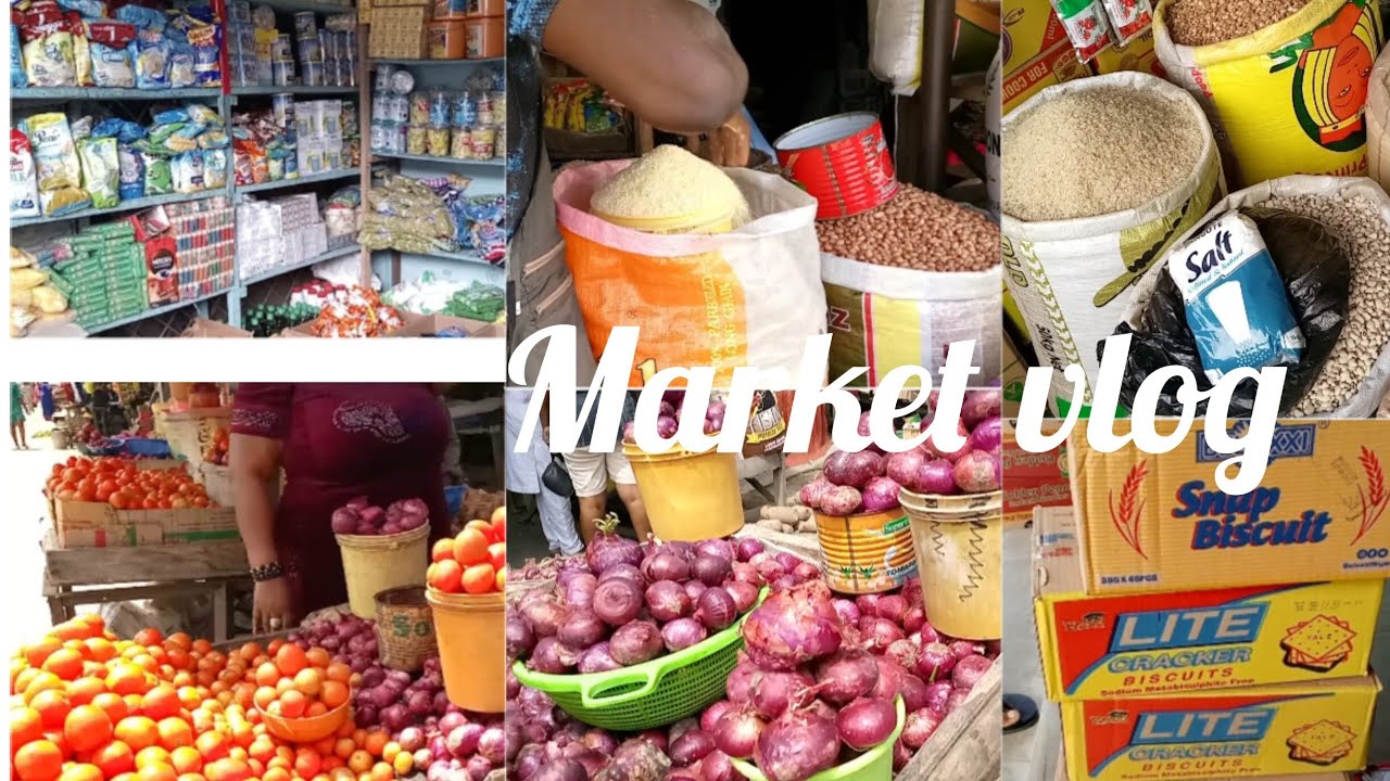 MARKET VLOG:The worth of (#80,000) food items in Uyo, Nigeria.Nyong Essien Market Uyo.