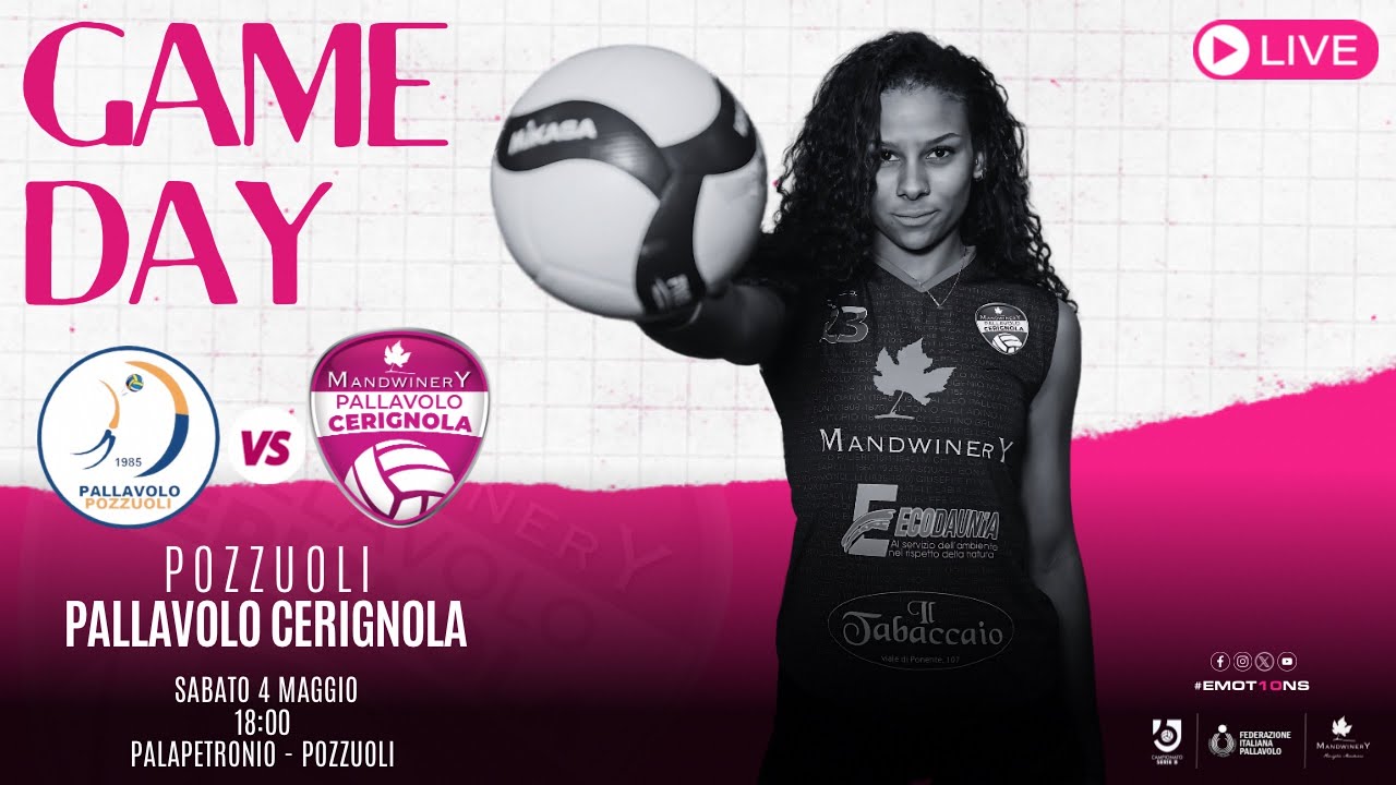 🔴LIVE || PALLAVOLO POZZUOLI – PALLAVOLO CERIGNOLA🔴