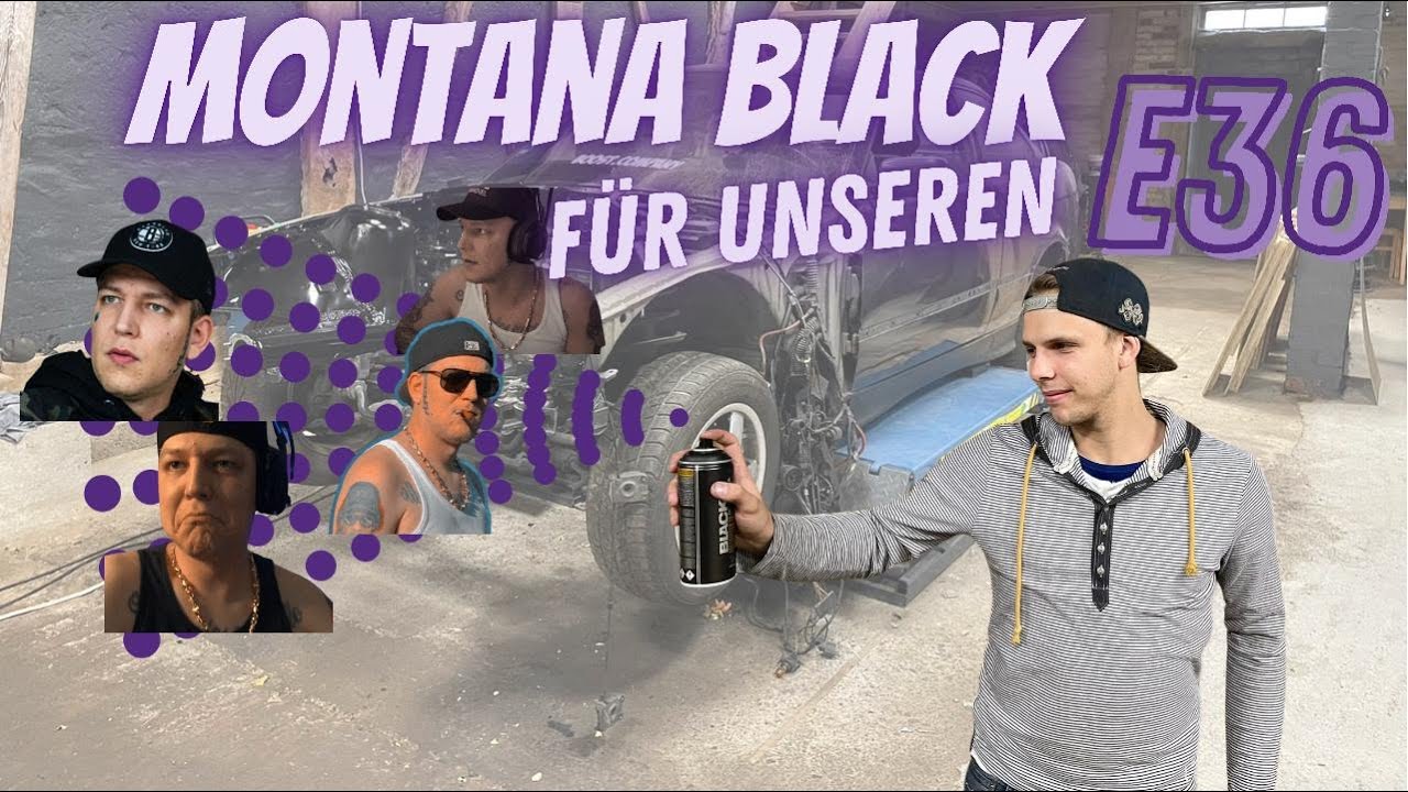 Ein bisschen Montana Black für unseren E36 BMW! | Der Motorraum bekommt endlich Liebe.