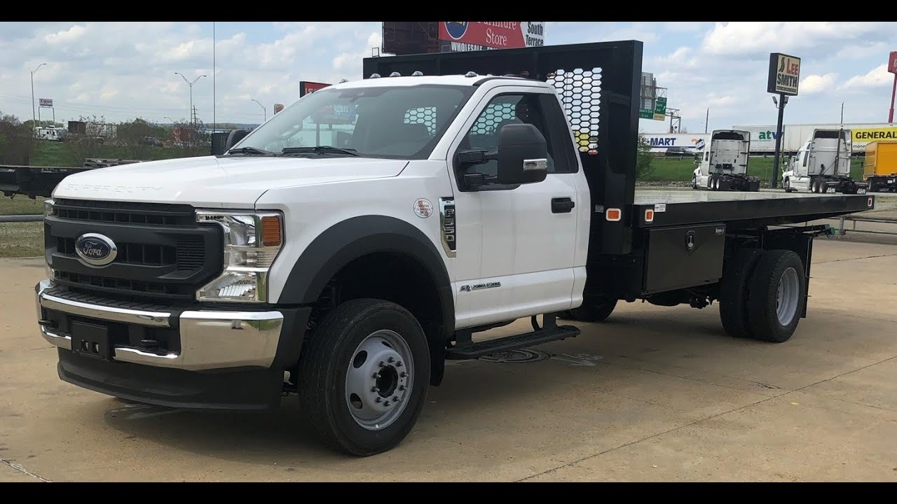 Ford F550 with 16 foot Knapheide flatbed dump Product Review - Michael Olden - Lee-Smith