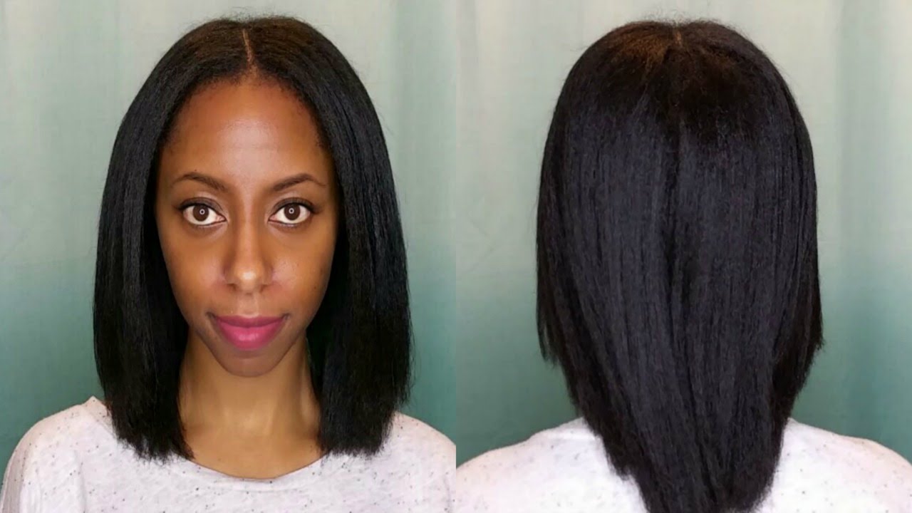 How I get my 4c natural hair straight without heat damage!